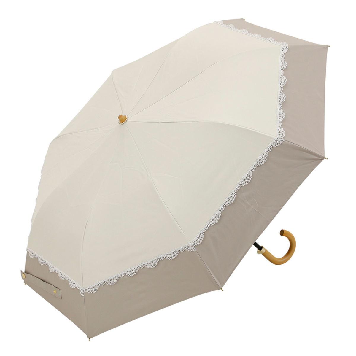 美肌に見える日傘折りたたみPARASOL 日傘 折りたたみ 傘 遮光100％ ことり スレンダーミニ 遮光 遮熱