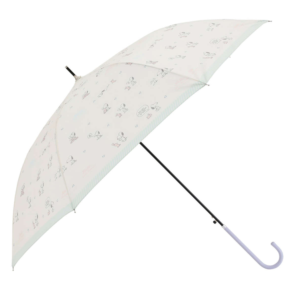 長傘 雨晴兼用 ピーナッツ スヌーピー 60cm ジャンプ式 ( SNOOPY 傘 キャラクター かさ 雨傘 日傘 UVカット 撥水 メンズ レディース PEANUTS カサ UV対策 通勤 通学 大きめ 直径99cm 男女兼用 おしゃれ ) 【F】 F