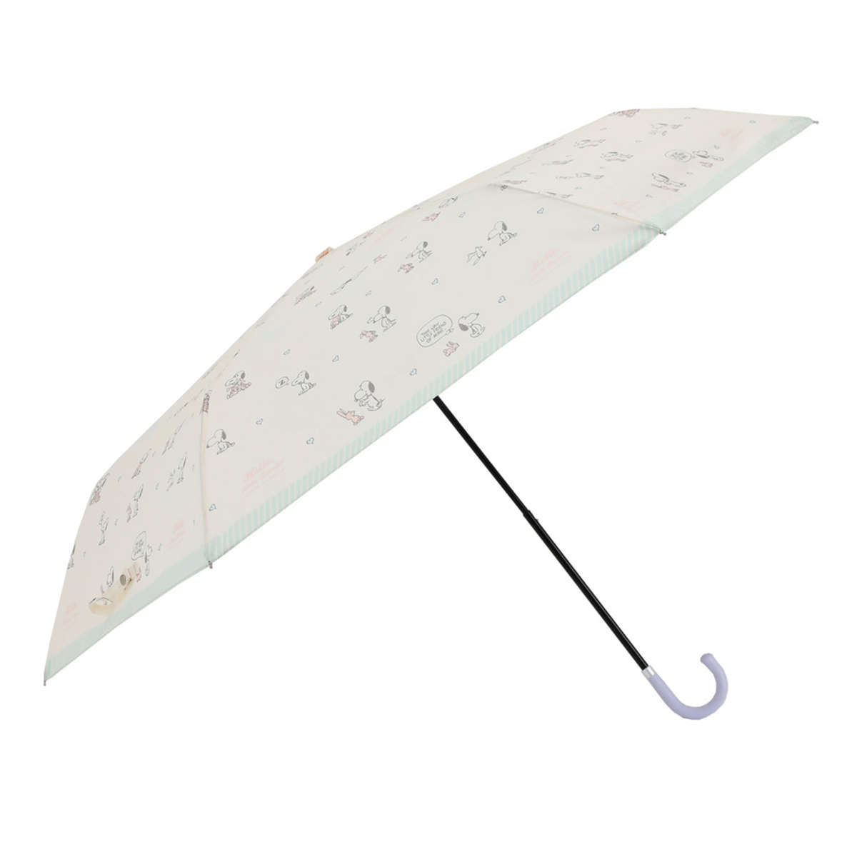 折りたたみ傘 雨晴兼用 ピーナッツ スヌーピー 55cm 手開き式 ( SNOOPY 傘 折り畳み傘 キャラクター かさ 雨傘 日傘 UVカット 撥水 メンズ レディース PEANUTS カサ UV対策 通勤 通学 大きめ 直径98cm 男女兼用 おしゃれ ) 【F】 F