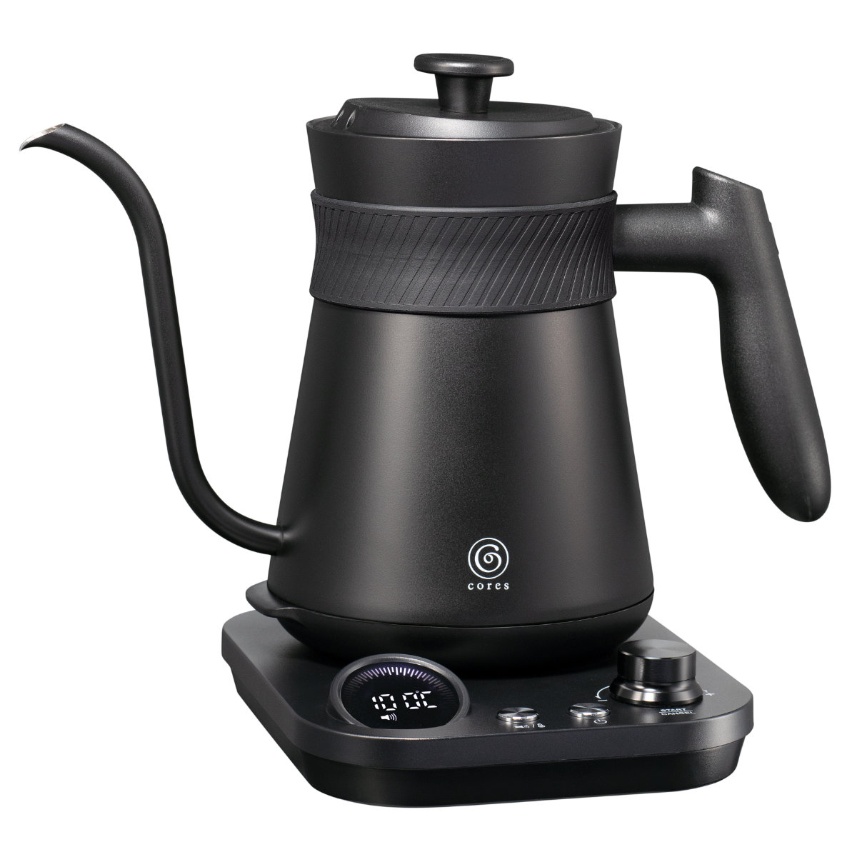 Cores フリータイムケトル 0.8L ドリップケトル ( コレス ケトル 電気ケトル ドリップポット コーヒーポット ハンドドリップ ドリップ コーヒー 珈琲 温度調節 保温機能 800ml 細口 おしゃれ )