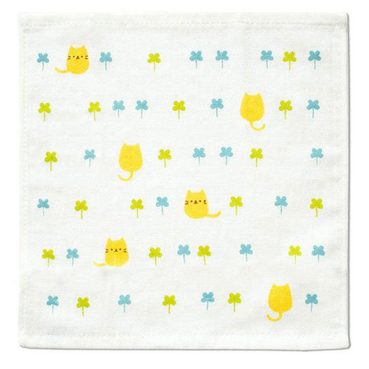 ふきん 銀イオン Ag+ イヤなニオイのしないかわいいふきん 食卓用 ウサギ ( 食卓ふきん フキン テーブルふきん 布巾 おしぼり キッチン用品 ガーゼふきん キッチン雑貨 除菌ふきん 抗菌 除菌 おしぼりタオル ) 【ネコ】 ネコ