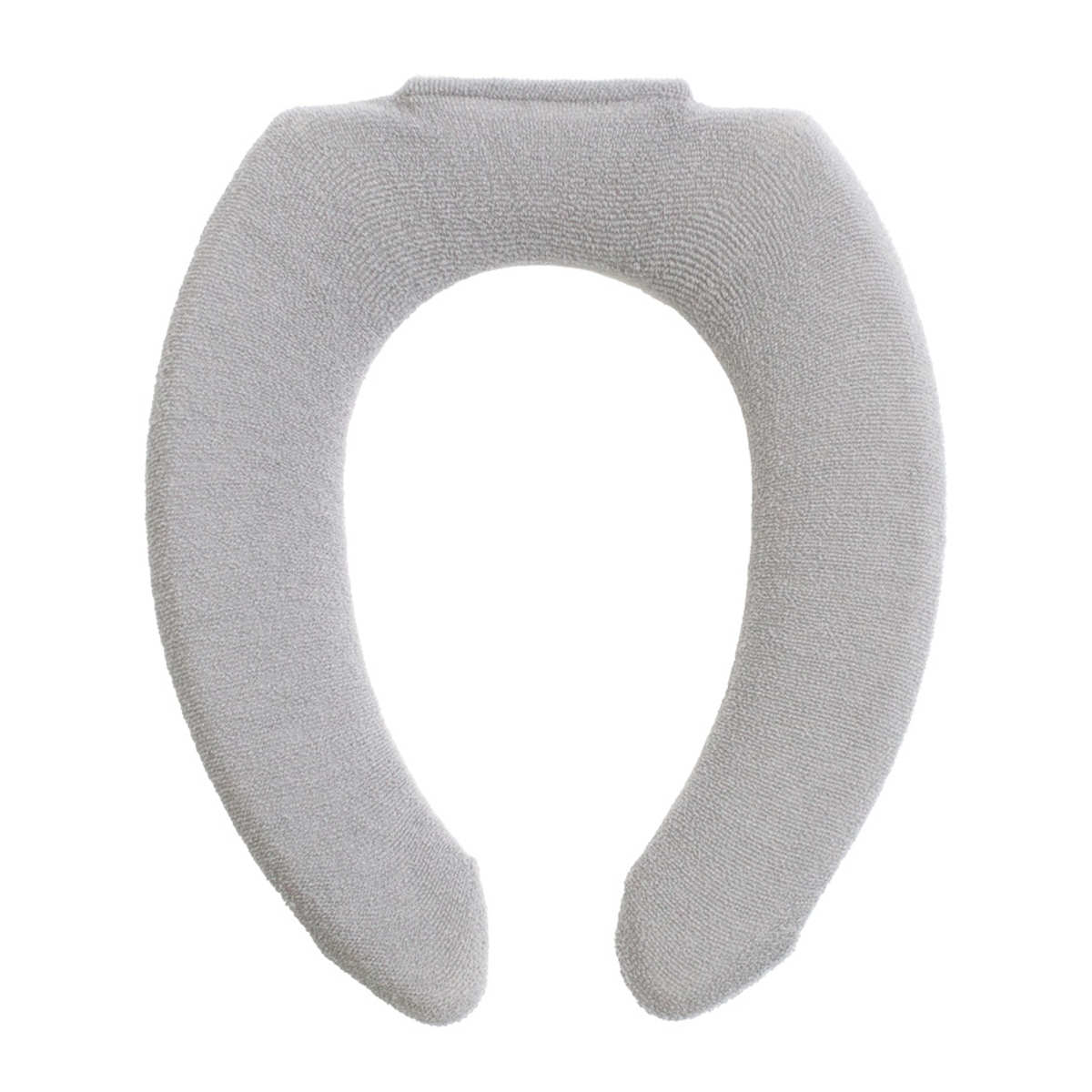 便座カバー コクーン U型便座カバー ( 便座 カバー トイレカバー トイレ用品 U型用 洗濯OK 伸縮 トイレタリー U型便座専用 丸洗い 無地 着脱簡単 ピンク ブルー グリーン ベージュ ブラウン グレー ) 【グレー】 グレー