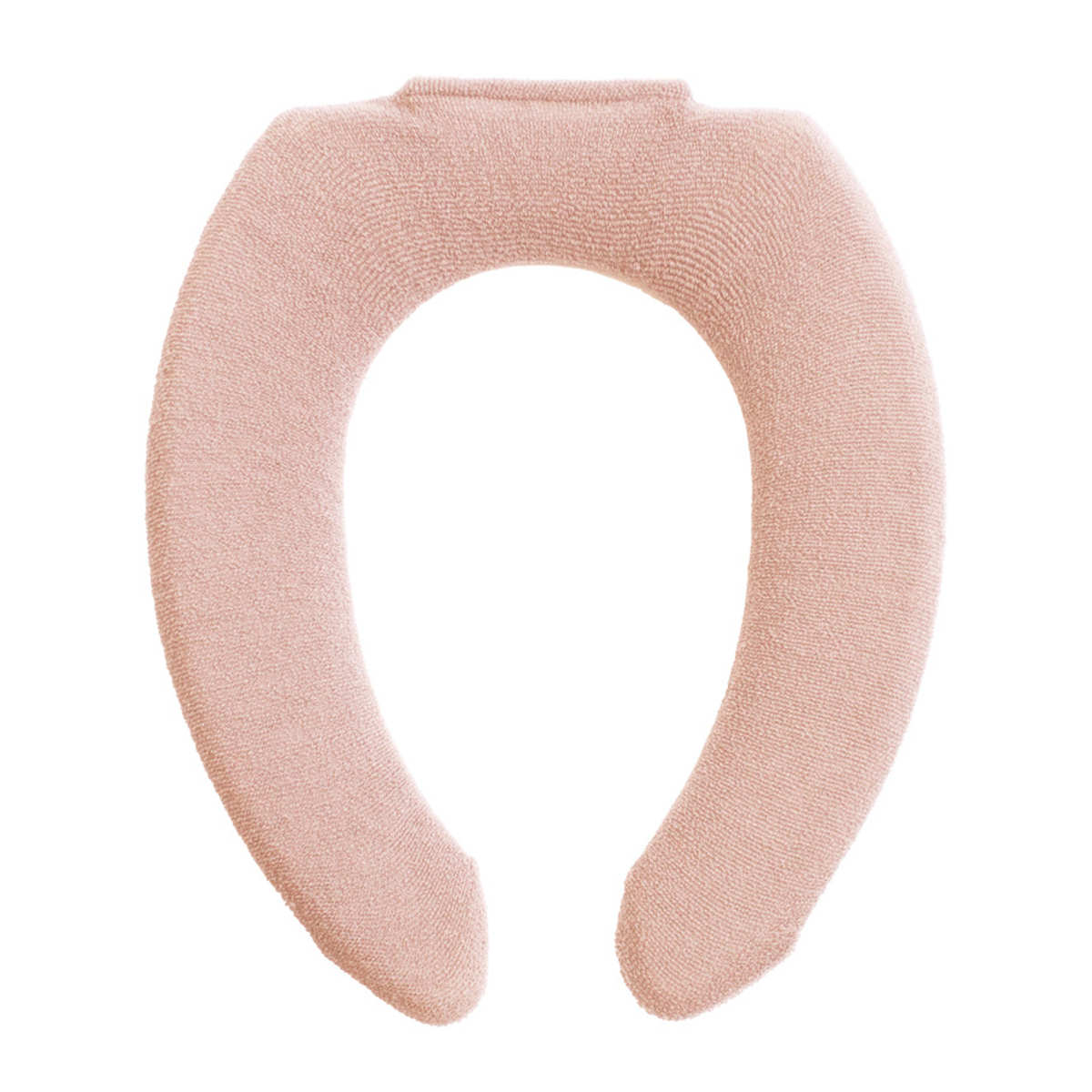 便座カバー コクーン U型便座カバー ( 便座 カバー トイレカバー トイレ用品 U型用 洗濯OK 伸縮 トイレタリー U型便座専用 丸洗い 無地 着脱簡単 ピンク ブルー グリーン ベージュ ブラウン グレー ) 【ピンク】 ピンク