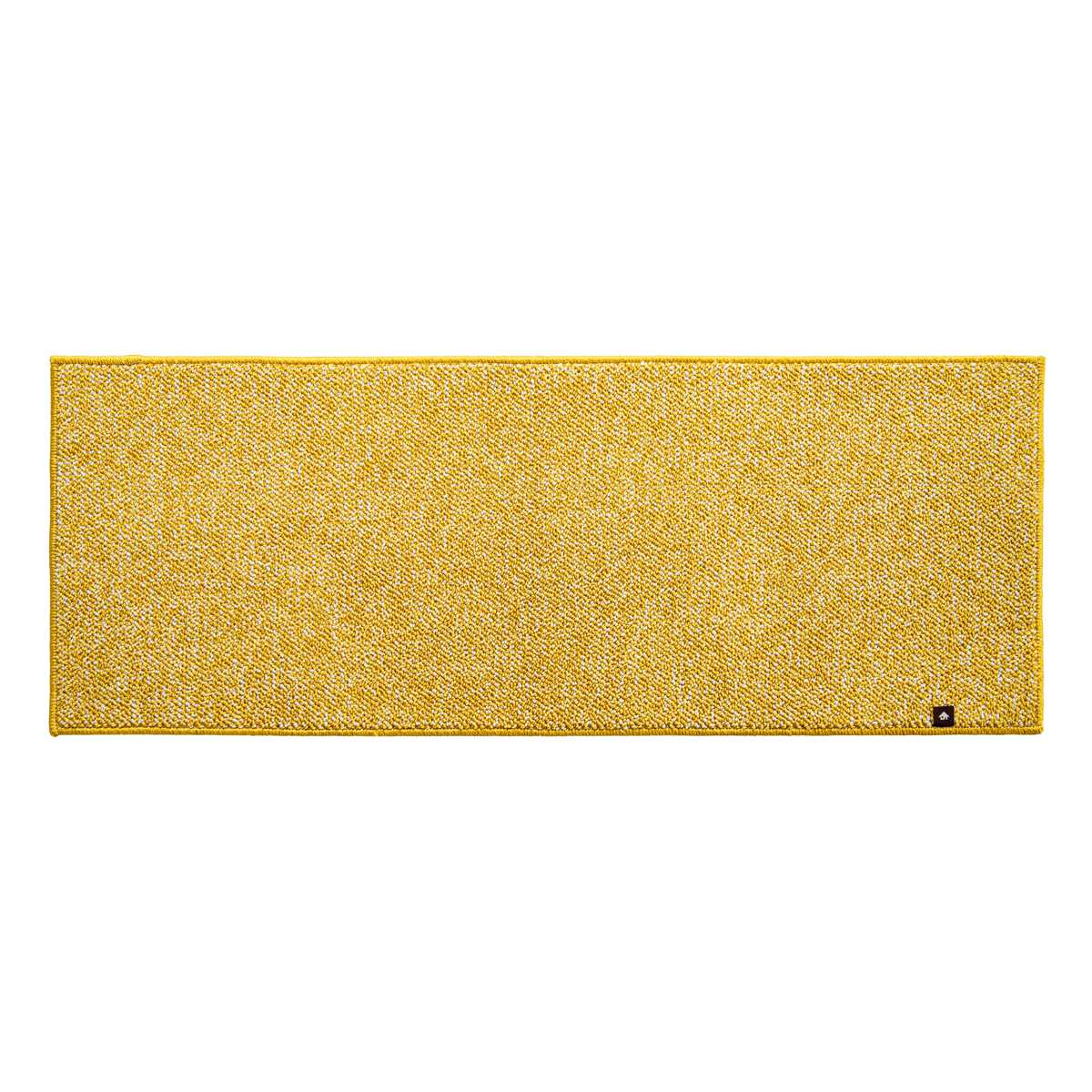 キッチンマット 45×120cm PLYS ( キッチン マット 120cm キッチンラグ カーペット ラグ 台所マット 長方形 インテリアマット 洗える 滑り止め おしゃれ ウォッシャブル オールシーズン ) 【イエロー】 イエロー