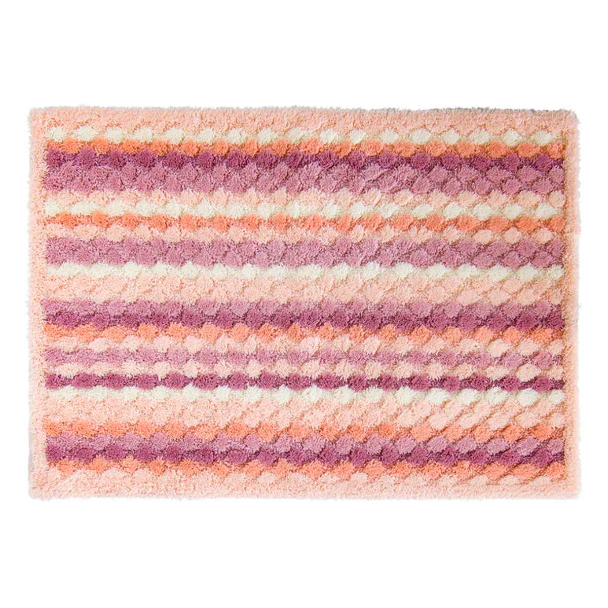 バスマット 乾度良好 抗カビプラス 50×70cm ( お風呂マット 足拭きマット すべり止め お風呂 バスグッズ 防カビ 浴室マット 50×70 玄関マット 吸水 抗菌 防臭 洗濯OK ) 【ピンク】 ピンク