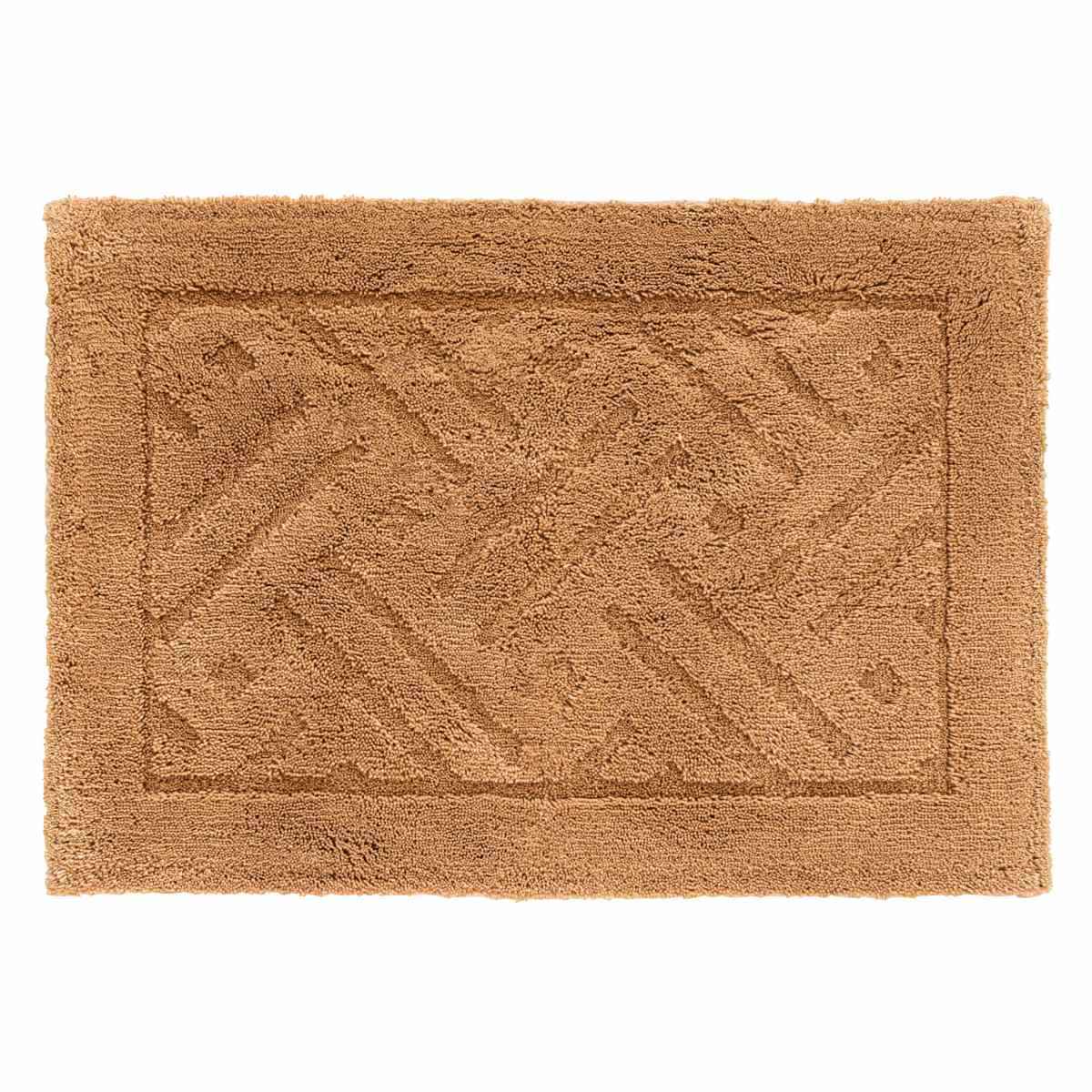 バスマット 乾度良好 リッカ 50×70cm 大判 速乾 ( お風呂マット 足拭きマット お風呂 バスグッズ 浴室マット 玄関マット 吸水 抗菌 防臭 洗濯OK シンプル ) 【ベージュ】 ベージュ