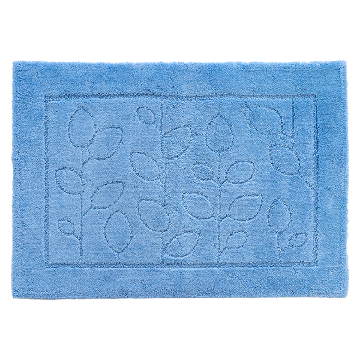 バスマット 乾度良好 ファイン 60×85cm 速乾 大判 ( 風呂 マット 速乾性 吸水 吸水性 滑り止め お風呂 浴室 長方形 吸水速乾 バス バス用品 お風呂用品 バスグッズ 洗える 丸洗い 足ふき 85cm ) 【ブルー】 ブルー