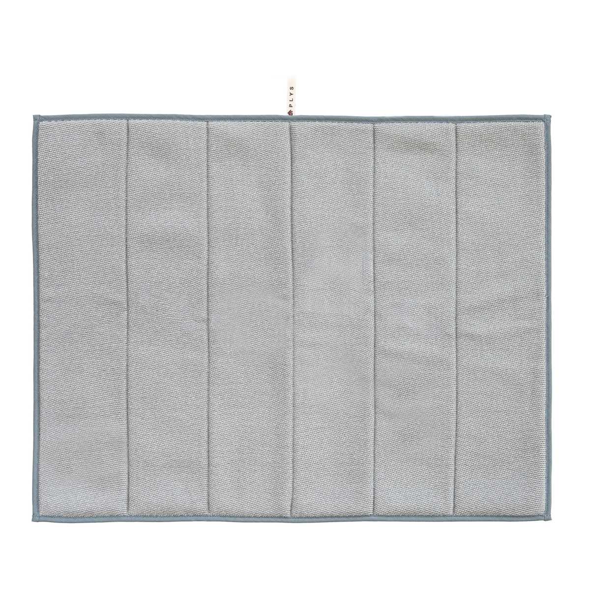 水切りマット プリスベイス Lサイズ 35cm×45cm 抗菌 消臭 ( 吸水マット 吸水水切りマット 水切り用マット ディッシュマット 吸水 キッチン用吸水マット キッチンマット ドライマット ドライングマット 乾燥 水切り 水切り用品 ) 【グレー】 グレー