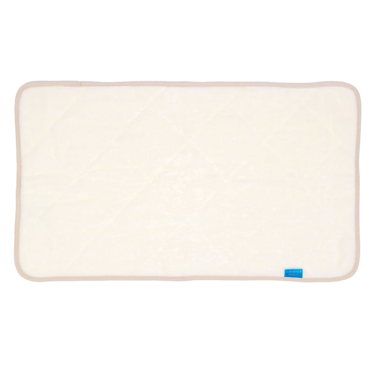 バスマット 35×60cm カララカ 洗濯機 乾燥機使用OK ラベル タオルバスマット タオル地 ( 足ふきマット 風呂マット 抗菌 防臭 乾度良好 吸水マット お風呂マット 足拭きマット 洗面マット 速乾 銀イオン ふわふわ 重ねタオル 60 35 ) 【アイボリー】 アイボリー