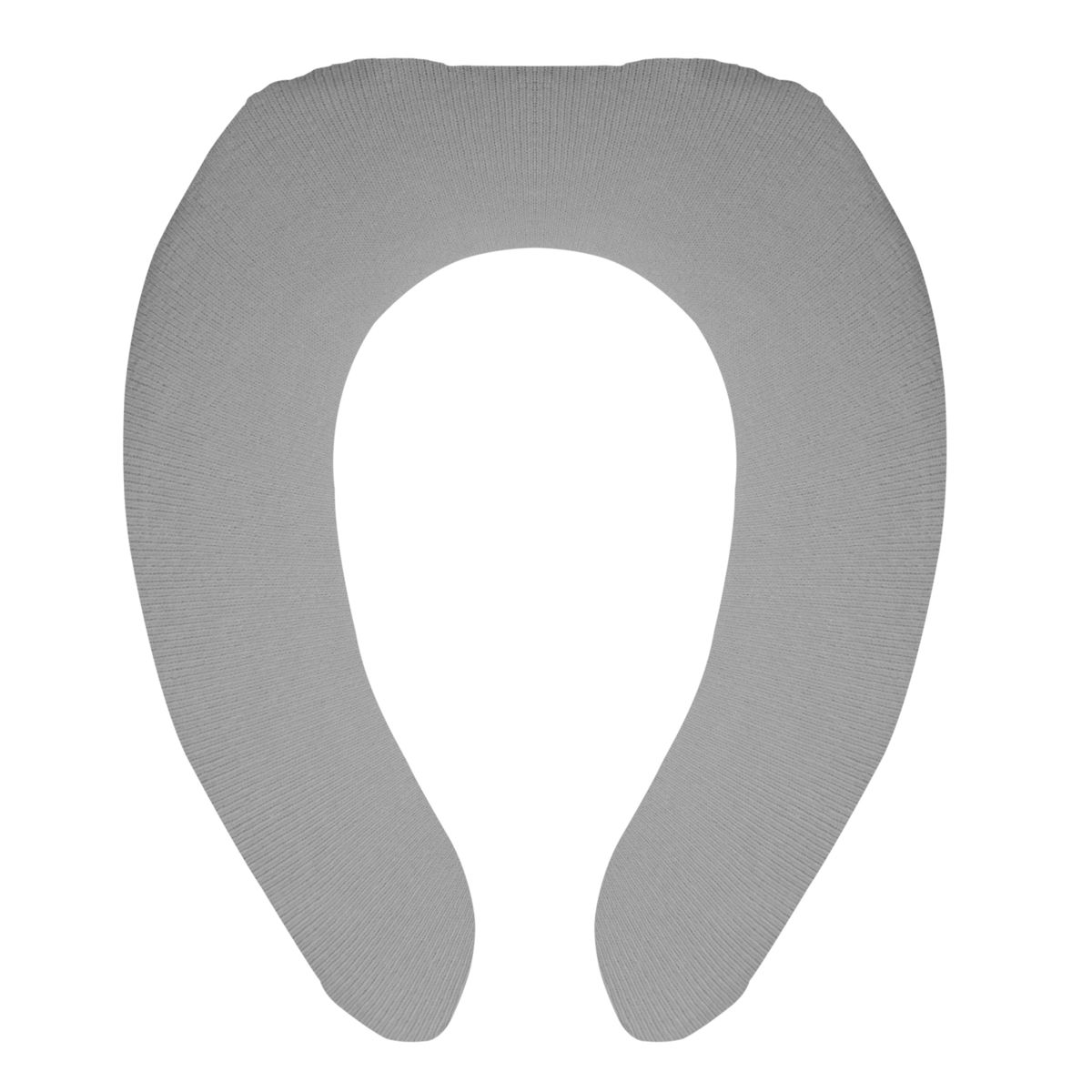 便座カバー U型 ナチュラル ( 便座 カバー シート 便座マット トイレカバー トイレ用品 U型便座専用 サニタリー 暖かい トイレ 無地 ) 【グレー】 グレー