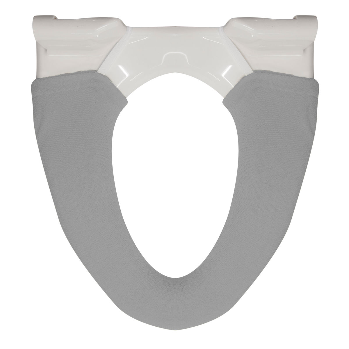 便座カバー 洗浄暖房用型 ナチュラル ( 便座 カバー シート 便座マット トイレカバー トイレ用品 洗浄暖房型専用 サニタリー 暖かい トイレ 無地 ) 【グレー】 グレー