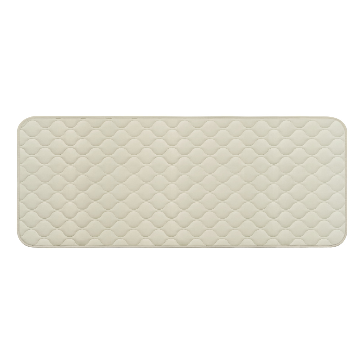 キッチンマット mocchin ひんやり 冷感 インテリアマット 48×120cm ( マット 夏用キッチンマット マルチマット 接触冷感 洗える 滑り止め加工 キッチン用マット 台所用マット キッチンラグ 涼しい 長方形 洗濯可能 シンプル ) 【グレー】 グレー