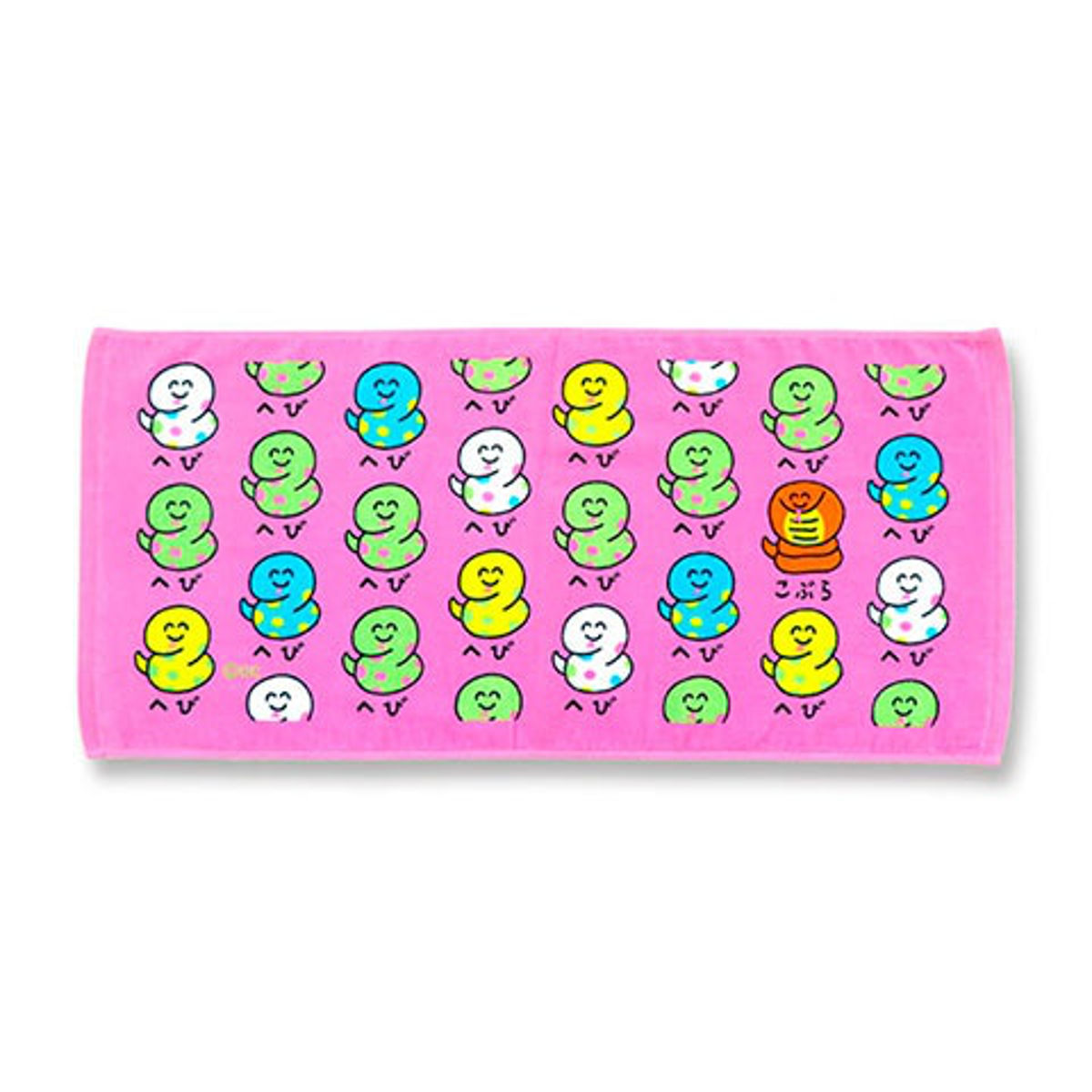 フェイスタオル 34×75cm 動物系柄 Part2 おえかきさん ( タオル 手拭きタオル 綿100 コットン どうぶつ アニマル 手書き風 かわいい デイリータオル たおる 汗拭きタオル フェイス 洗顔 洗面 新生活 ギフト バス用品 ) 【へびさん】 へびさん