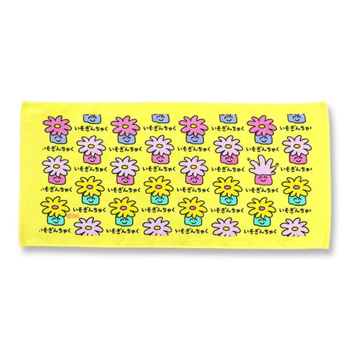 フェイスタオル 34×75cm 水辺の生き物系柄 Part1 おえかきさん ( タオル 手拭きタオル 綿100 コットン 生き物 生物 手書き風 かわいい デイリータオル たおる 汗拭きタオル フェイス 洗顔 洗面 新生活 ギフト バス用品 ) 【いそぎんちゃくさん】 いそぎんちゃくさん