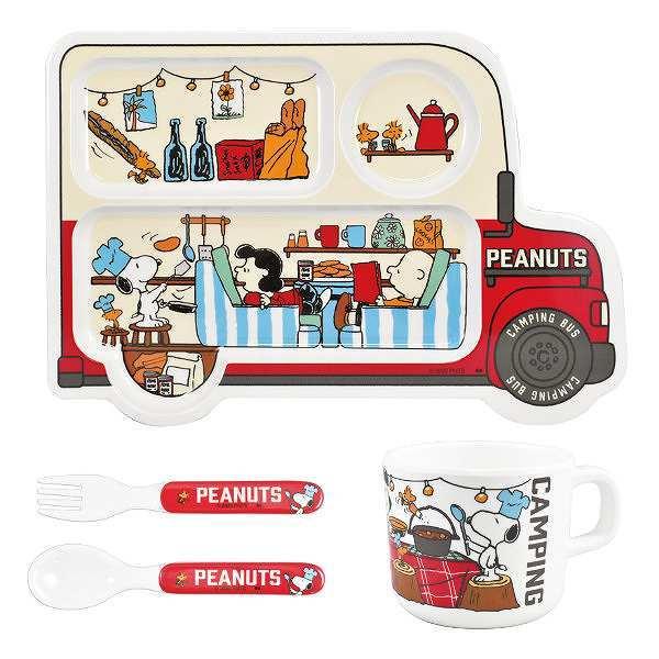 Dショッピング 子供用食器 ギフトセット スヌーピー ピーナッツ ランチプレート マグカップ スプーン フォーク キャラクター 食器セット 子供用 Snoopy プレゼント ギフト セット マグ カップ カトラリー ランチ皿 レッド カテゴリ 小皿プレート お茶碗