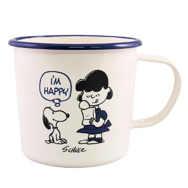 Dショッピング マグカップ 370ml 琺瑯 スヌーピー ピーナッツ コップ 食器 ホーロー キャラクター カップ マグ ほうろう Snoopy コーヒーカップ ホーローマグカップ 白 割れにくい おしゃれ かわいい ブルー カテゴリ コップの販売できる商品