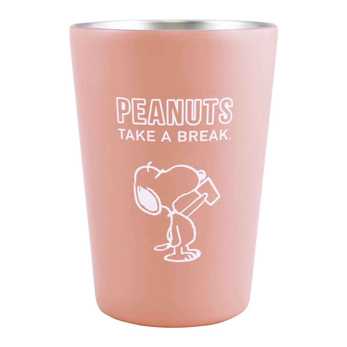 Dショッピング ステンレスタンブラー 460ml Peanuts スヌーピー ステンレス タンブラー コンビニコーヒー ホルダー 保冷 保温 キャラクター Snoopy 食器 コップ カップ カバー コンビニ ドリンク 持ち運び おしゃれ かわいい オレンジ カテゴリ コップの