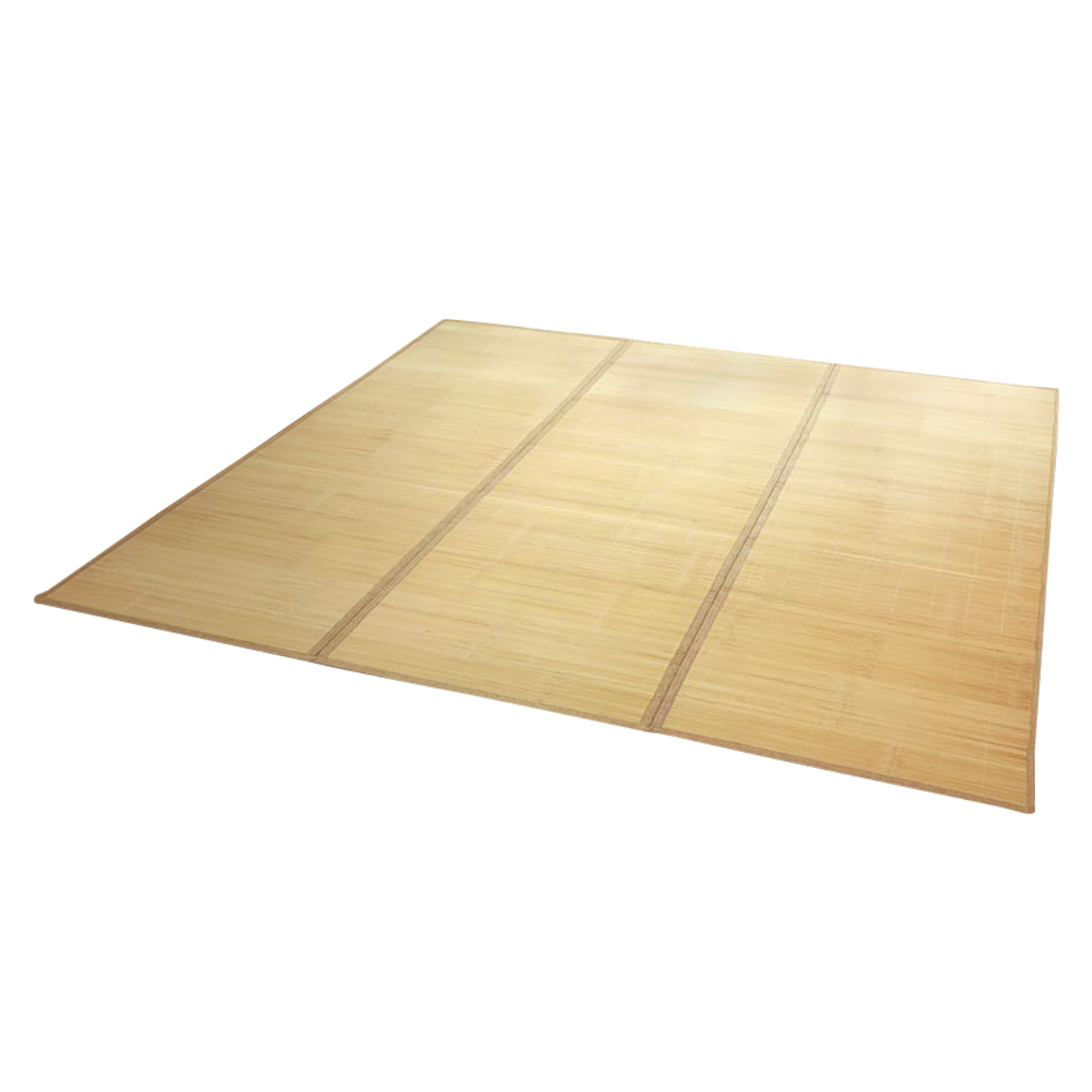 竹ラグ 180×180cm フラット ふっくらラグ ( ラグ マット 竹 ラグマット 天然素材 竹素材 抗菌 消臭効果 防音効果 耐久性 抗菌効果 消臭 防音 抗菌作用 ひんやり 滑り止め すべり止め ) 【ナチュラル】 ナチュラル