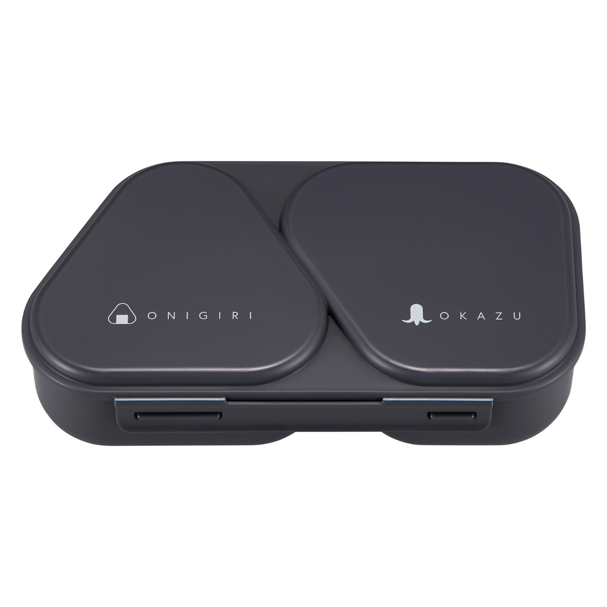 弁当箱 おにぎりランチケース大 625ml ( おにぎりケース レンジ対応 おむすびケース おむすび ケース 2個用 日本製 レンジOK おにぎり 三角おにぎり お弁当 弁当 お弁当箱 おにぎり弁当 ) 【ブラック】 ブラック