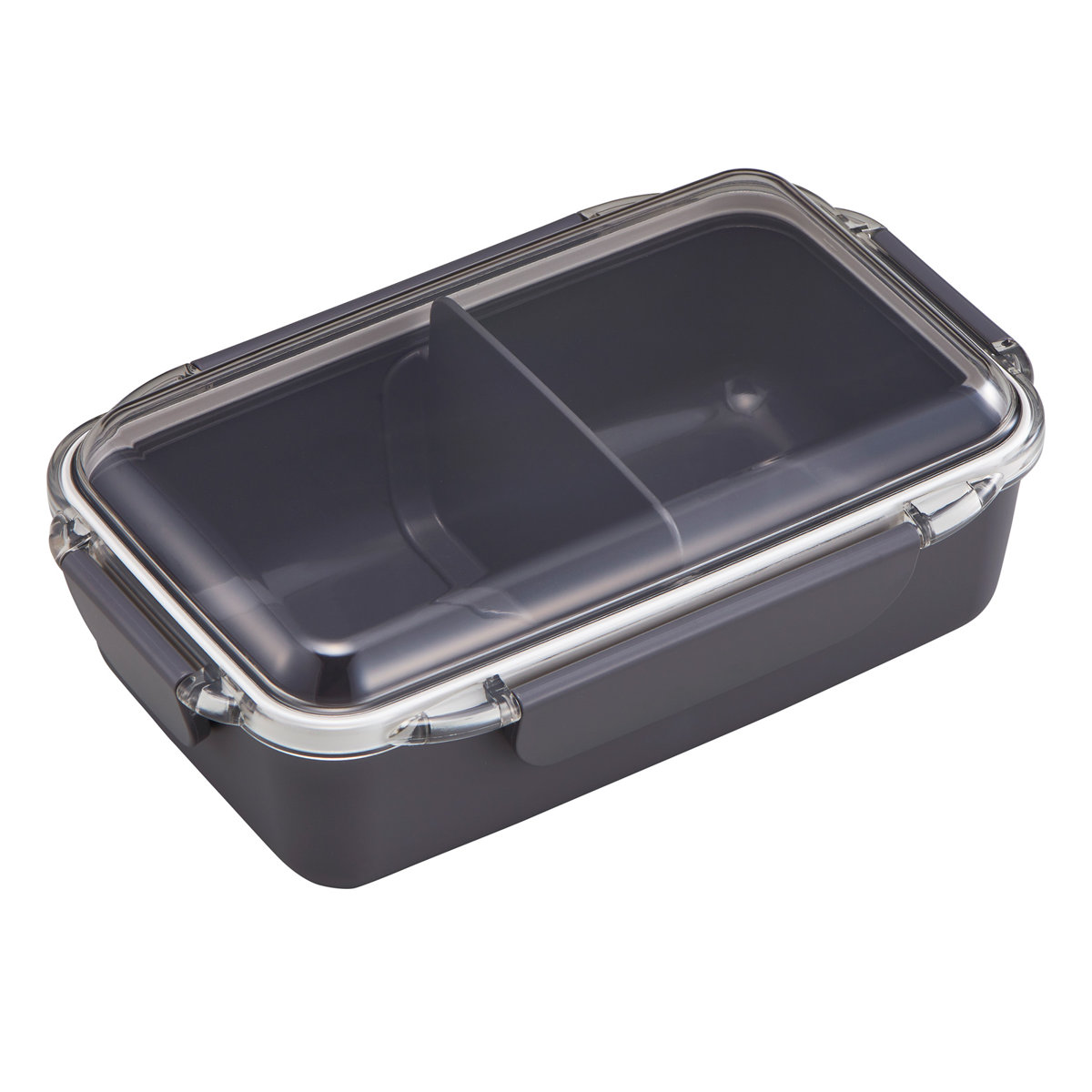 弁当箱 900ml カームカラー ランチボックス 仕切付 ( お弁当箱 食洗機対応 レンジ対応 一段 ドーム蓋 日本製 食洗機OK レンジOK お弁当 弁当 4点ロック 仕切り付き 男性 男子 )