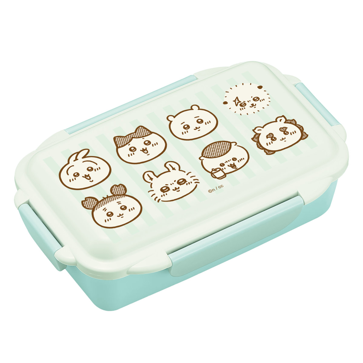 弁当箱 500ml ちいかわ ランチボックス 仕切付 ( 1段 お弁当箱 レンジ対応 食洗機対応 1段 角型 子供 日本製 電子レンジ対応 キッズ 仕切り付 弁当 お弁当 幼稚園 保育園 )