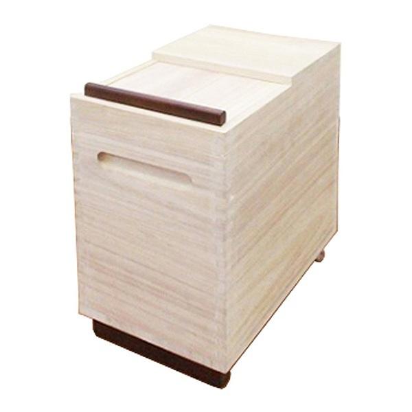 米びつ 桐製 Rice Box 10kg （ 桐 和風 ライスストッカー ライスボックス おすすめ ストッカー 木製 米櫃 こめびつ 米 保存 保管 ） 保存容器
