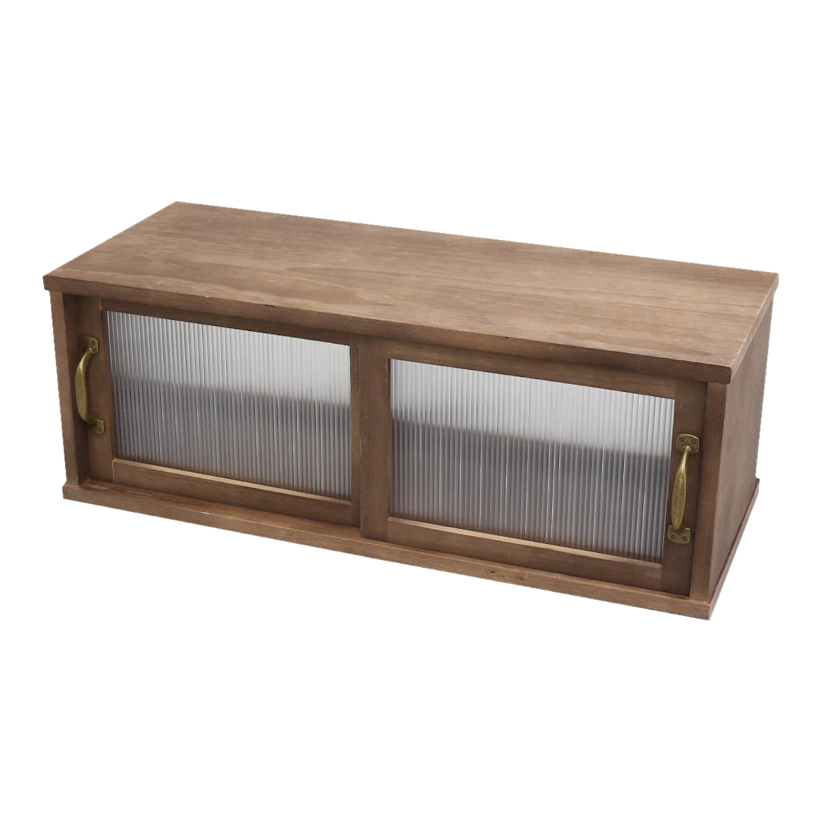 カウンター上収納 アンティーク風 カウンター上収納庫 幅60cm キッチン ( カウンターラック カップボード スパイスラック 卓上ラック ショーケース 引き戸 調味料ラック カウンター上 卓上 台所収納 木製 コンパクト スリム )