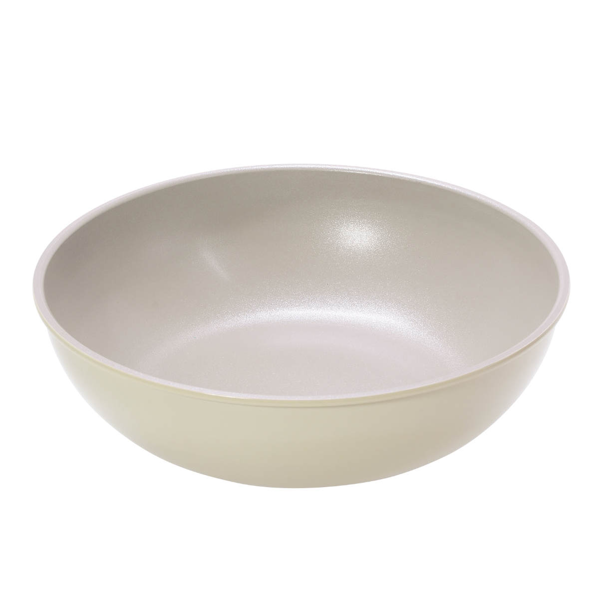 フライパン 24cm 深型 IH対応 トルティーノ 取っ手が取れる ふっ素加工 いため鍋 ( ガス火対応 着脱式 炒め鍋 フッ素加工 軽い 単品 鍋 なべ マルチパン フッ素コーティング アルミ製 オーブン対応 24センチ 軽量 ホワイト )