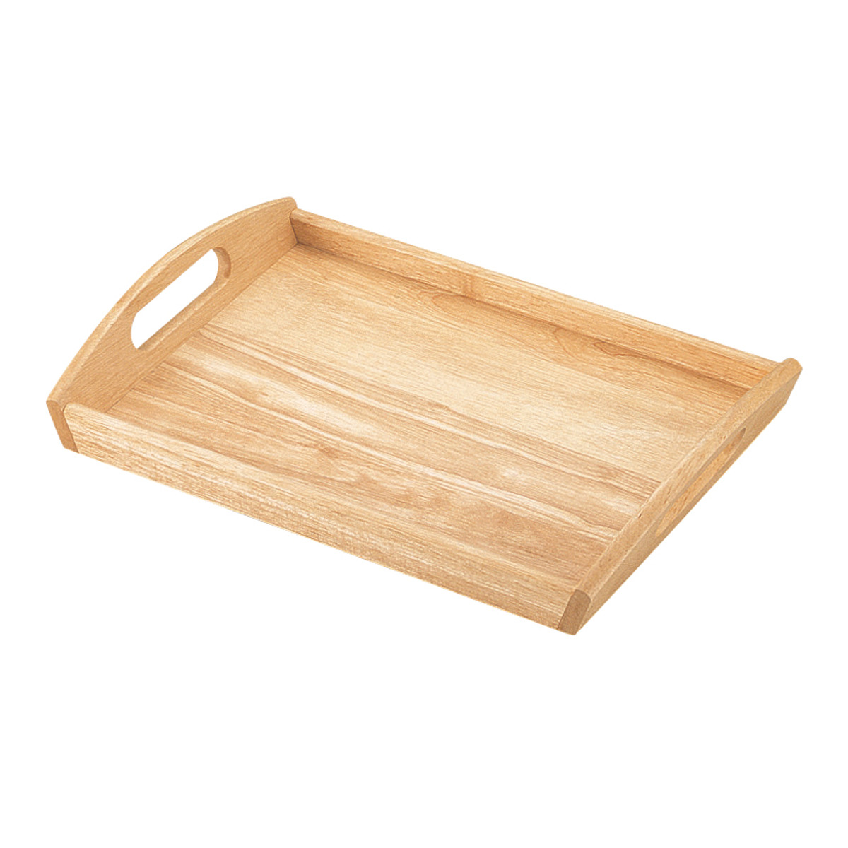 お盆 トレー 角型 大 木製 ( 木製トレー トレイ キッチントレー キッチントレイ 44×30cm 木製トレイ キッチン用品 キッチン雑貨 ウッド おぼん 配膳 取っ手付き 持ち手付き おしゃれ )