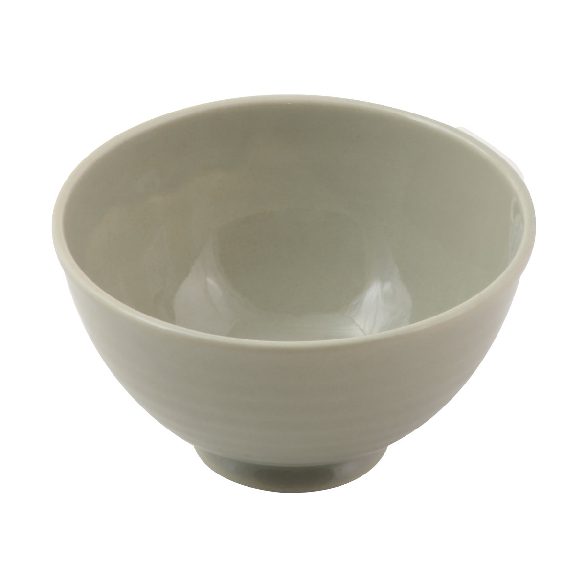 茶碗 11.5cm 軽量磁器 ( 食洗機対応 電子レンジ対応 お茶碗 飯椀 ちゃわん おちゃわん 軽い 軽量 和風 洋風 ライスボウル ごはん ご飯 シック おしゃれ ) 【ライトグレー】 ライトグレー