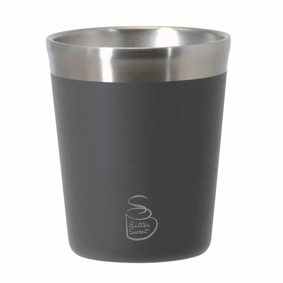 タンブラー 290ml ビタースイート コンビニカップ M ( 保温 保冷 ステンレス レギュラー 真空断熱構造 カップホルダー カップ カバー おしゃれ ドリンクホルダー シンプル コンビニ コーヒー 紅茶 持ち運び オフィス ) 【ブラウン】 ブラウン