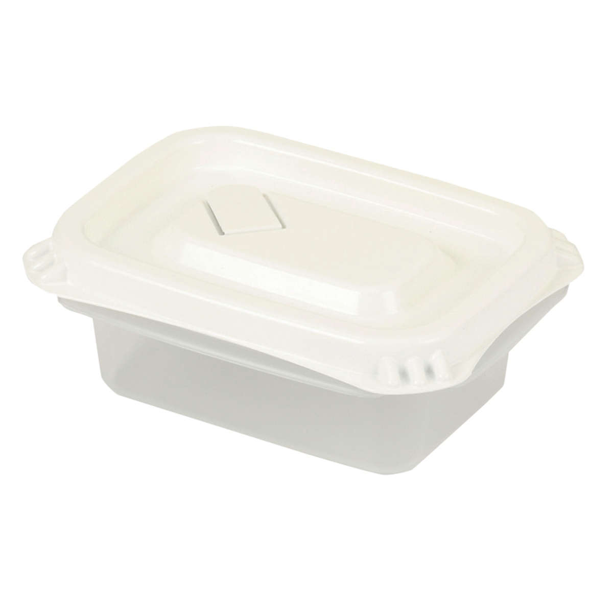 保存容器 200ml Easy Pack 長方形 S 4個組 ( 容器 フードケース 電子レンジ 冷凍ご飯容器 冷凍保存 食洗機対応 電子レンジ対応 日本製 蒸気弁 フタをしたままコンテナ 弁当箱 常備菜 つくり置き フルーツ おかず 角型 )