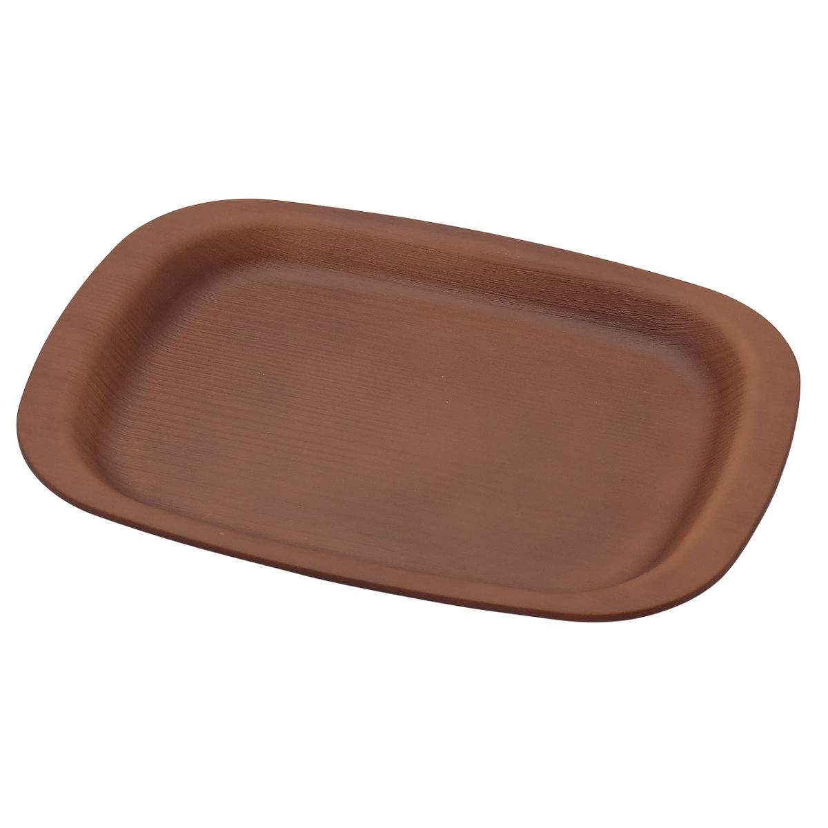 トレー 27cm ノンスリップ 抗菌 木目調 ( 角 丸 日本製 おしゃれ かわいい 木目調トレー お盆 盆 トレイ キッチントレー ランチョンマット カフェトレー おやつ ティータイム 縁 抗菌加工 すべり止め加工 ) 【角】 角