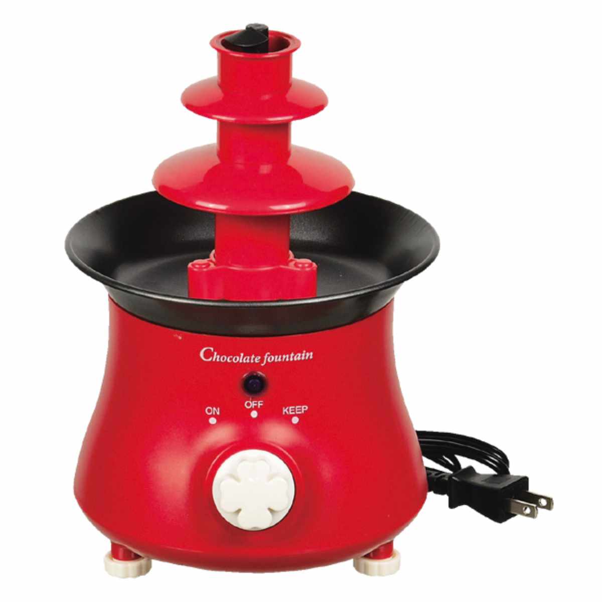 チョコレートファウンテン リトルリッチ S 電気式 2~4人用 お菓子作り ( チョコファウンテン クリスマス チョコレートの滝 家庭用 チョコレート 製菓道具 ホームパーティー 調理器具 製菓用具 調理用具 )