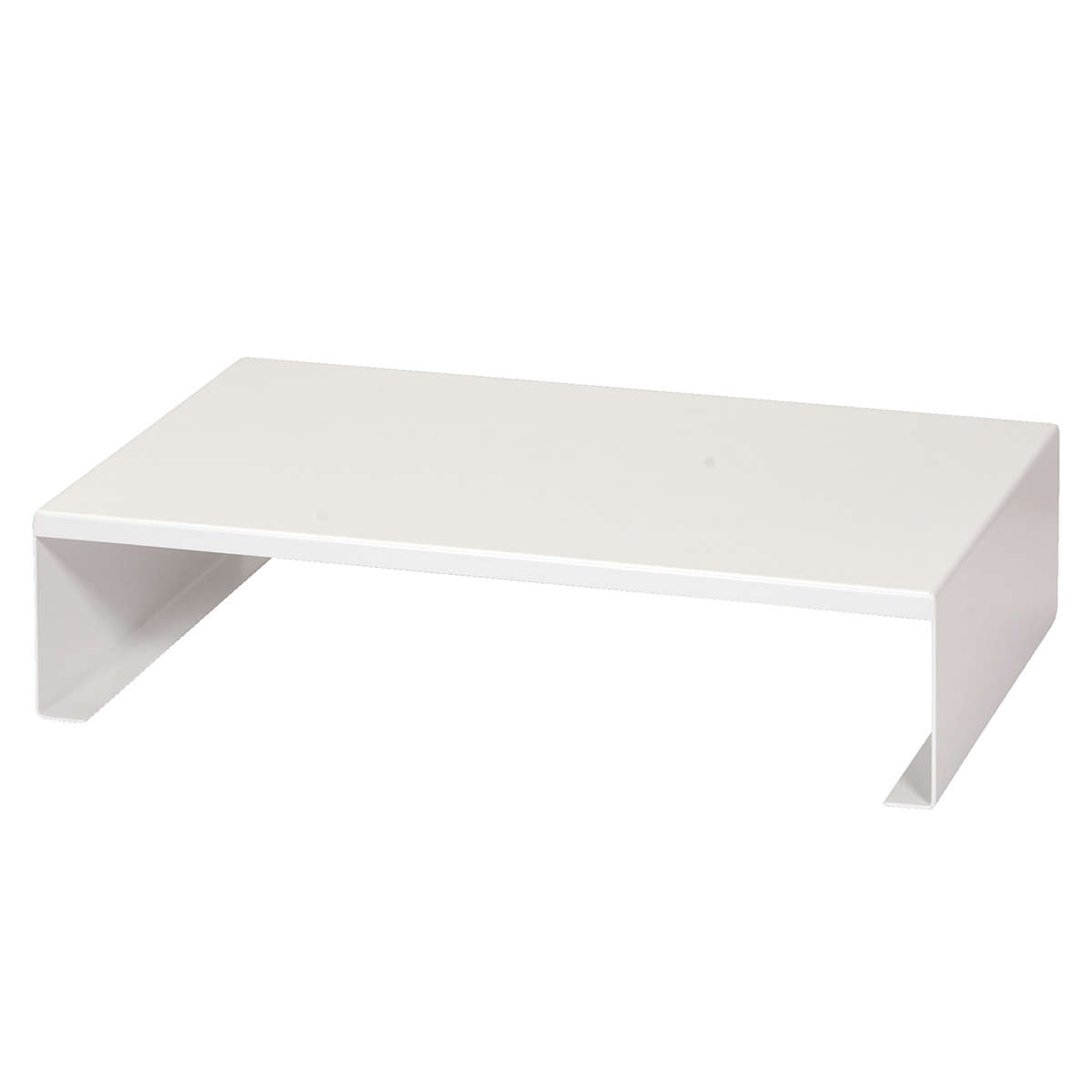 家電下ラック アレンジフリー キッチンラック コの字 幅38cm ( レンジ下ラック 家電ラック レンジ下 トースター下 キッチン ラック 下 白 フリーラック マルチラック シェルフ 整理棚 収納 シンク周り スタッキング ラップ ホイル )