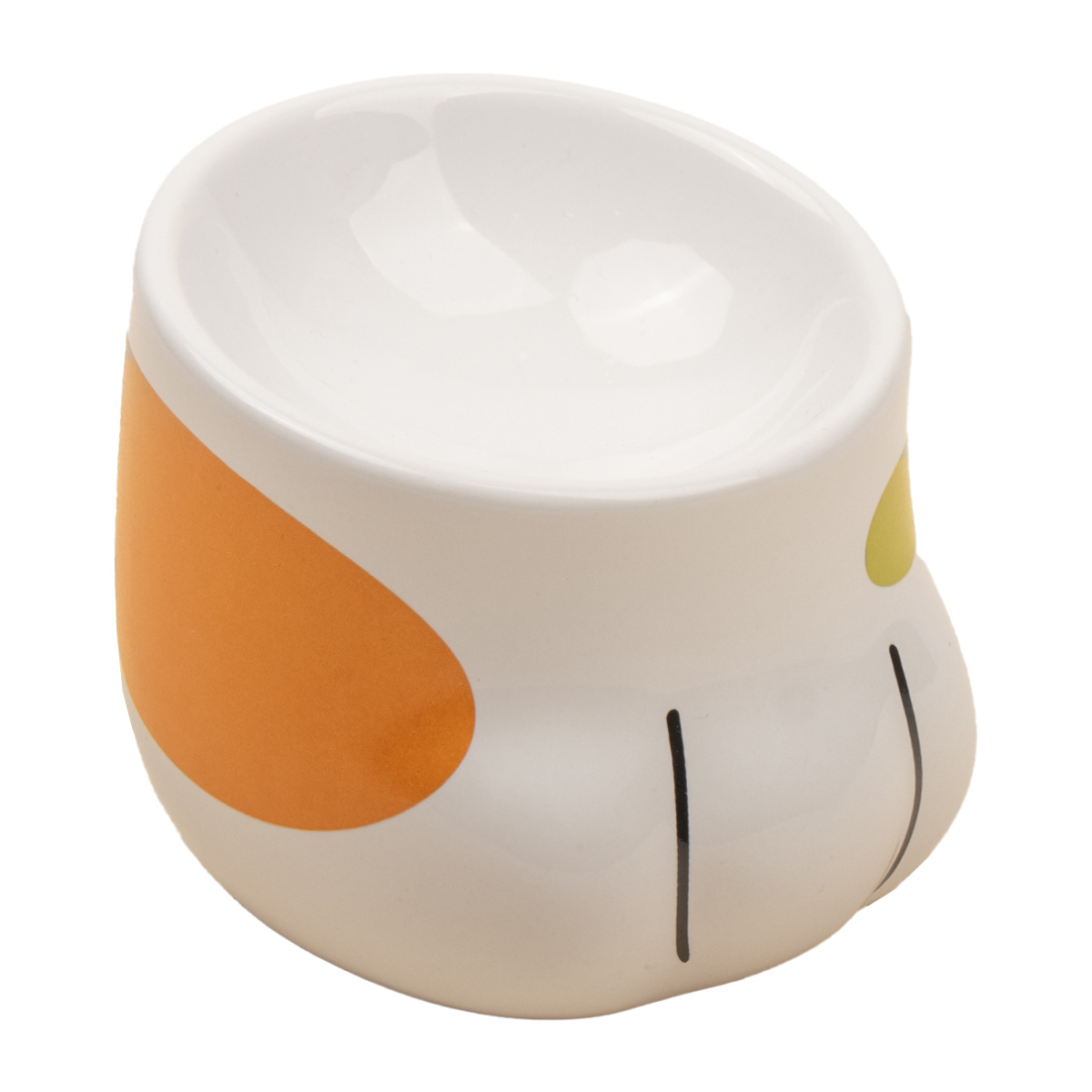 フードボウル 肉球フードボウル 犬 猫 高さがある ( ペットボウル 脚付き 斜め 犬用 猫用 ペット用 餌皿 エサ皿 食べやすい ペットフードボウル ペット用食器 えさ入れ 滑りにくい ペット用品 )