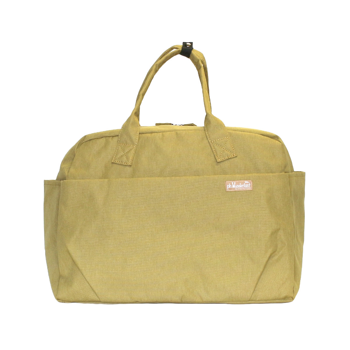 ボストンバッグ 杢調ポリトラベルボストン ph wonderlust ( ボストン 旅行バック かばん レディース メンズ バッグ キャリーオンバック 収納 ポケット 撥水 サブバッグ ショルダーバッグ 旅行 鞄 男女兼用 シンプル ) 【イエロー】 イエロー