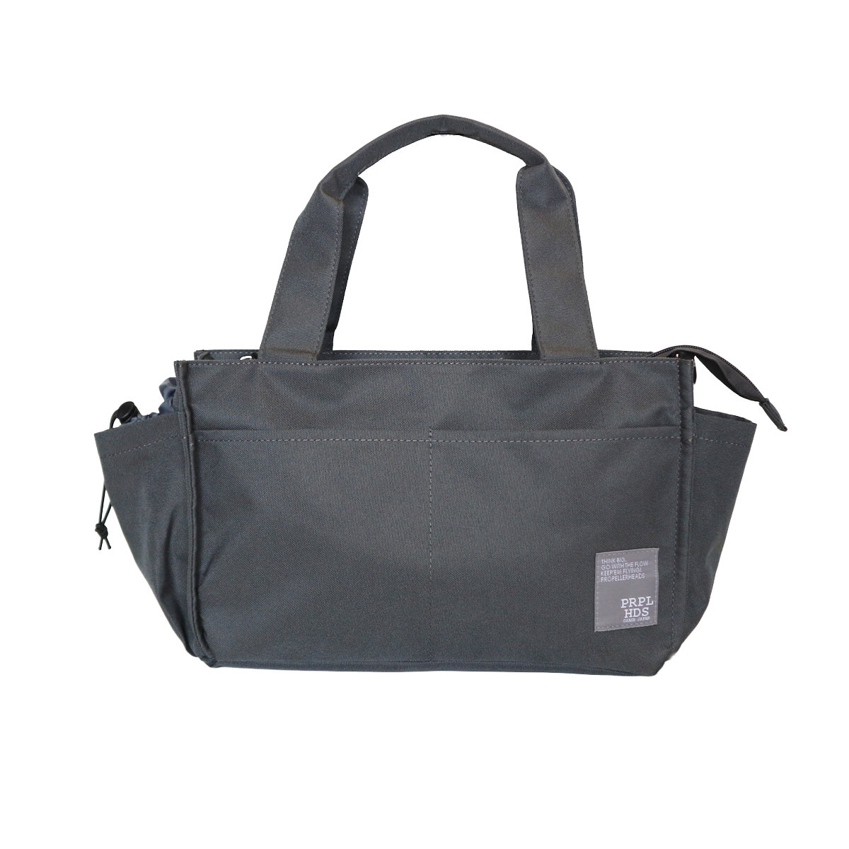 トートバッグ OSAMPO はっ水ポリトートショルダー ( お散歩 バッグ 旅行バック かばん レディース メンズ ショルダー 収納 ポケット 犬 ペット 散歩バッグ ペットバッグ 斜めがけ 撥水 軽い サブバッグ 旅行 鞄 男女兼用 シンプル ) 【グレー】 グレー