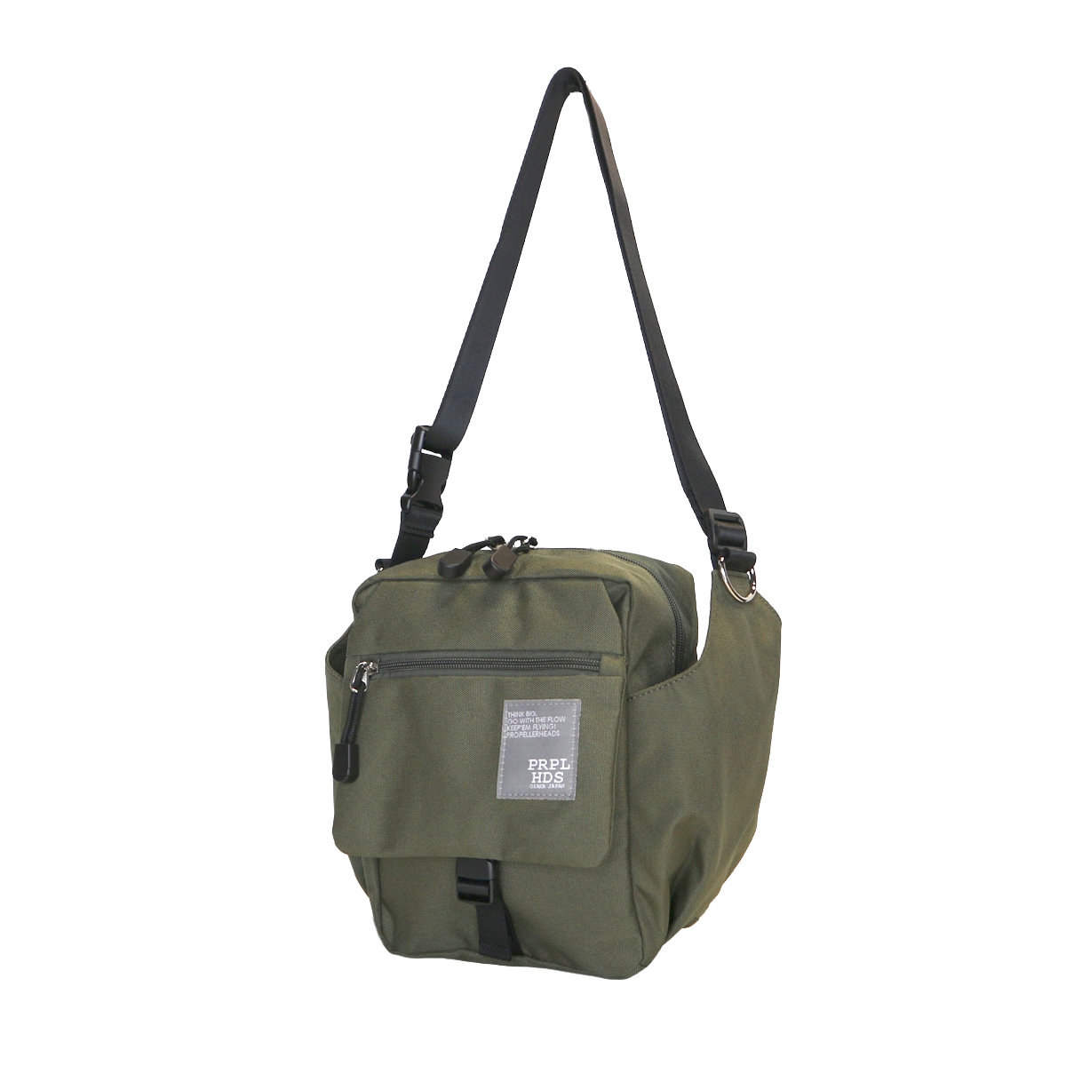 ショルダーバッグ OSAMPO はっ水ポリショルダーバッグ ( お散歩 バッグ 旅行バック かばん レディース メンズ ショルダー 収納 ポケット 犬 ペット 散歩バッグ ペットバッグ 斜めがけ 撥水 軽い サブバッグ 旅行 鞄 男女兼用 ) 【カーキ】 カーキ