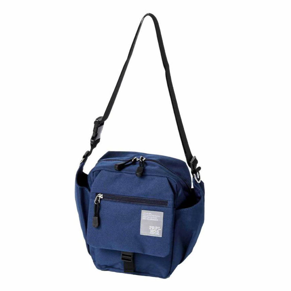 ショルダーバッグ OSAMPO はっ水ポリショルダーバッグ ( お散歩 バッグ 旅行バック かばん レディース メンズ ショルダー 収納 ポケット 犬 ペット 散歩バッグ ペットバッグ 斜めがけ 撥水 軽い サブバッグ 旅行 鞄 男女兼用 ) 【ネイビー】 ネイビー