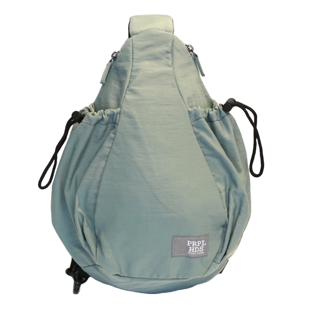 ボディバッグ OSAMPO しわナイロンWボトルボディバッグ ( お散歩 バッグ 旅行バック かばん レディース メンズ ショルダー ポケット 犬 ペット 散歩バッグ ペットバッグ 斜めがけ 撥水 軽い サブバッグ 旅行 鞄 男女兼用 シンプル ) 【ブルー】 ブルー