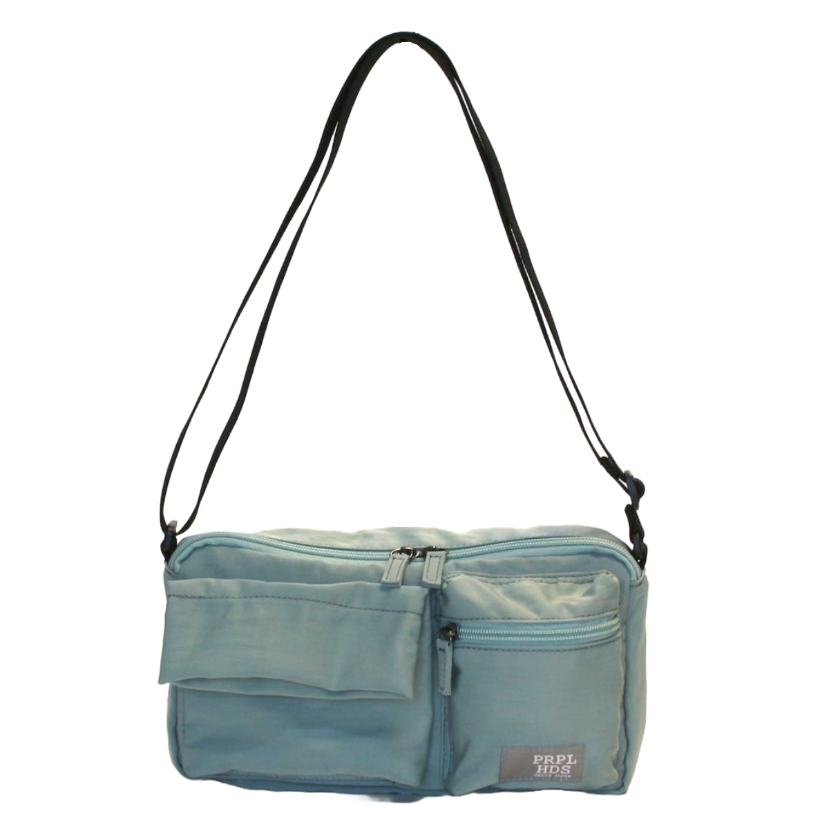 OSAMPOしわナイロンティッシュケースショルダー ( お散歩 バッグ 旅行バック かばん レディース メンズ ショルダー ポケット 犬 ペット 散歩バッグ ペットバッグ 斜めがけ 撥水 軽い サブバッグ 旅行 鞄 男女兼用 シンプル ) 【ブルー】 ブルー