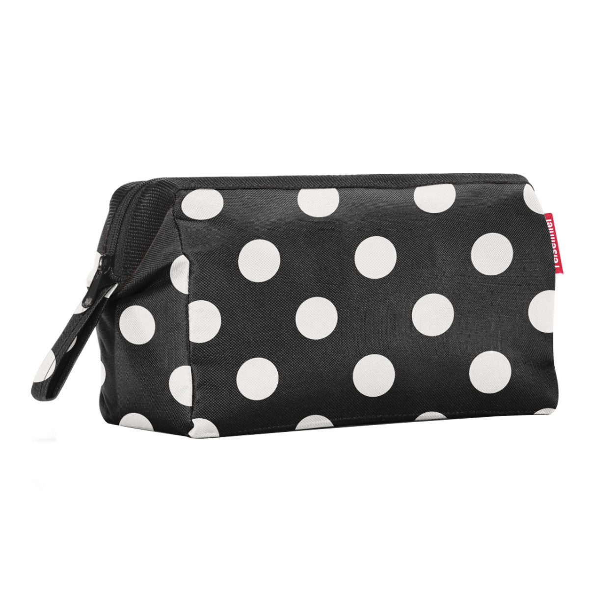 ポーチ 旅行用 大容量 reisenthel TRAVELCOSMETIC ( ライゼンタール トラベルポーチ 化粧ポーチ 収納 旅行 持ち運び トラベル 小物入れ 化粧品 コスメポーチ 仕切り 持ち手付き 洗面道具 バッグインバッグ おしゃれ 自立 大きめ ) 【DOTSWHITE】 DOTSWHITE