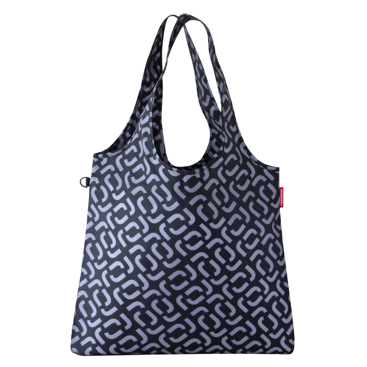 【アウトレット】 エコバッグ reisenthel MINI MAXI SHOPPER L 18L ( ライゼンタール マイバッグ 折りたたみ コンパクト 撥水加工 大容量 サブバッグ レジ袋 トートバッグ 肩掛け 柄 おしゃれ ) 【SIGNATUREBLACK】 SIGNATUREBLACK