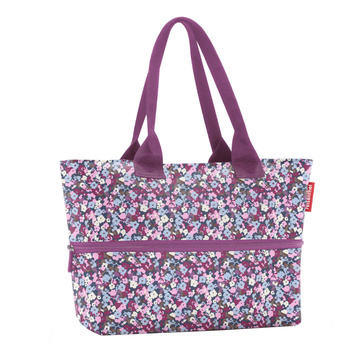 【アウトレット】エコバッグ トートバッグ 拡張 ライゼンタール SHOPPER E1 ( エコバッグ マチ広 ファスナー付き バッグ 大容量 伸縮 レディース マザーズバッグ 買い物バッグ 手提げ 肩掛け 大きい ショルダーバッグ ) 【VIOLAMAUVE】 VIOLAMAUVE