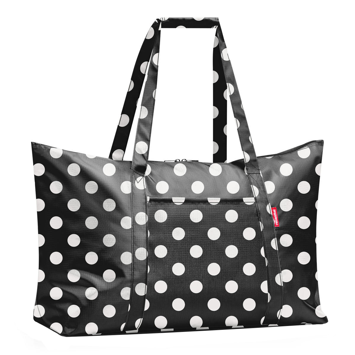 ボストンバッグ reisenthel MINI MAXI TRAVELBAG 30L ( ライゼンタール 大容量 バッグ 美容 学生 美容師 軽量 肩掛け トラベルバッグ 旅行用バッグ サブバッグ ファスナー ポケット コンパクト ) 【DOTSWHITE】 DOTSWHITE