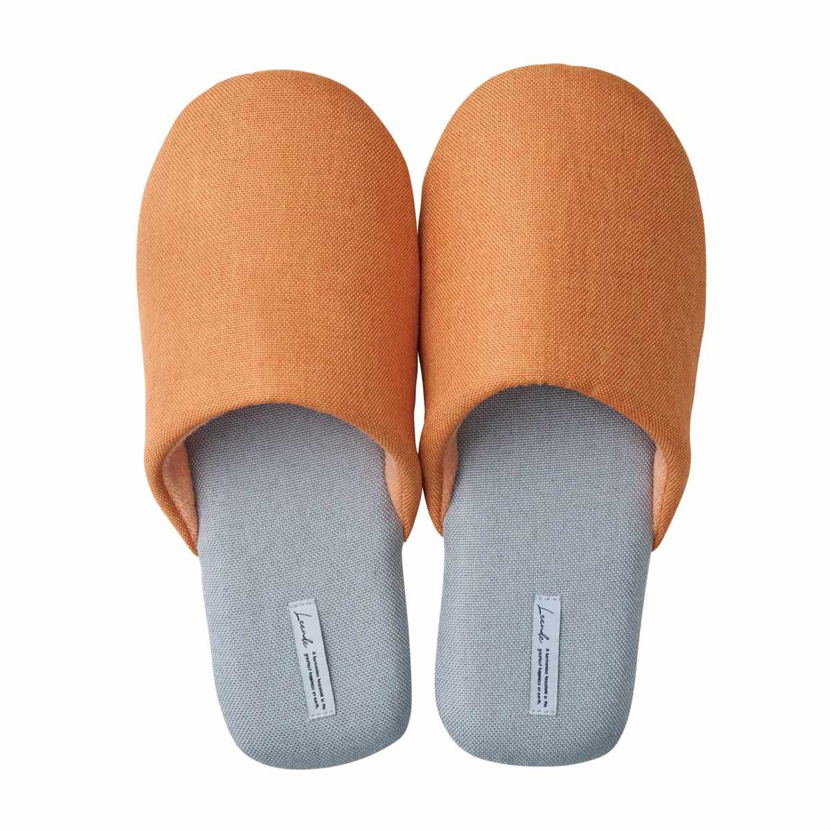 スリッパ ディジョン ルームシューズ S 約22.0~24.5cm ( 室内 来客用 バイカラー レディース おしゃれ オールシーズン ベーシック ツートーンカラー ルームスリッパ トイレ インテリア雑貨 サイズ豊富 自宅 室内用 軽い シンプル ) 【オレンジ】 オレンジ