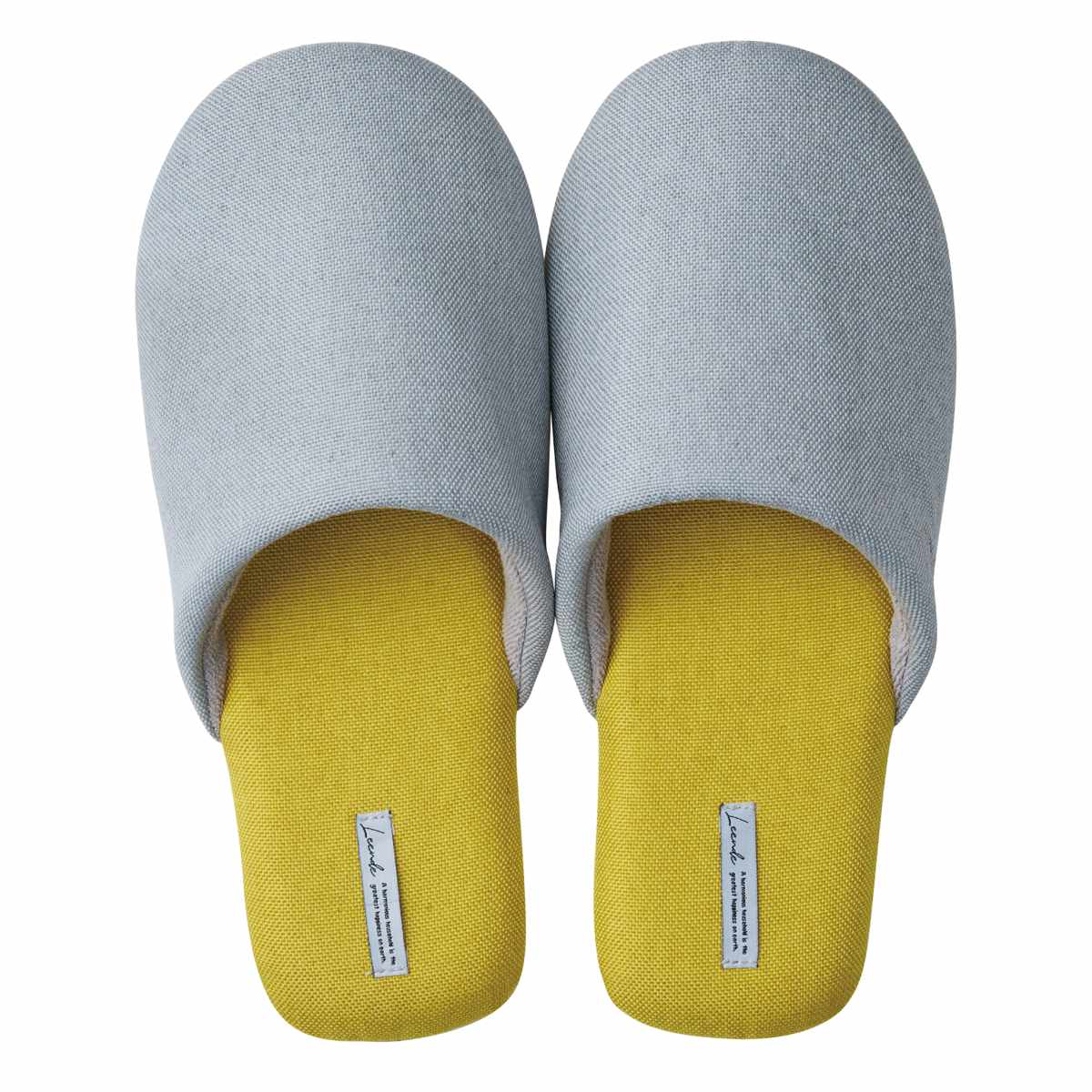 スリッパ ディジョン ルームシューズ L 約24.5~26.5cm ( 室内 来客用 バイカラー レディース メンズ おしゃれ オールシーズン ベーシック ツートーンカラー ルームスリッパ トイレ インテリア雑貨 サイズ豊富 自宅 室内用 ) 【グレー】 グレー