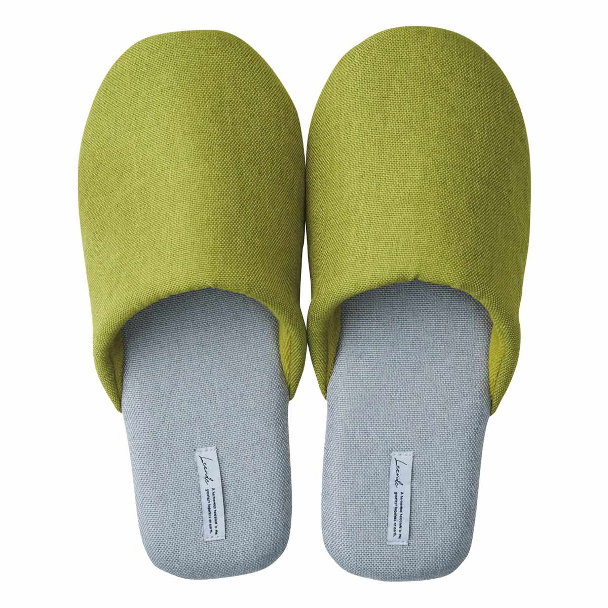 スリッパ ディジョン ルームシューズ L 約24.5~26.5cm ( 室内 来客用 バイカラー レディース メンズ おしゃれ オールシーズン ベーシック ツートーンカラー ルームスリッパ トイレ インテリア雑貨 サイズ豊富 自宅 室内用 ) 【オリーブ】 オリーブ