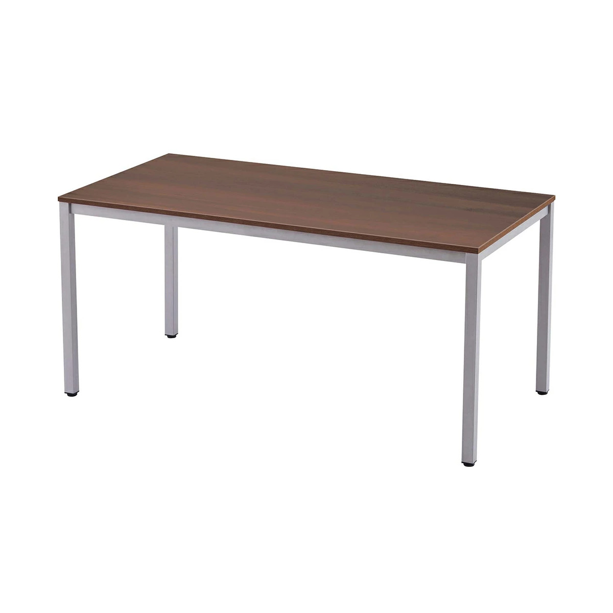 ミーティングテーブル 幅150cm オフィステーブル ( 法人限定 テーブル シンプル ベーシック デスク オフィス 会社 ワークデスク ワークテーブル オフィス家具 事務机 事務用 ) 【ダーク】 ダーク